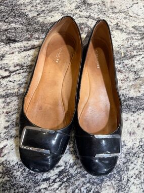 Black Coach Ballet Flats Size 8.5